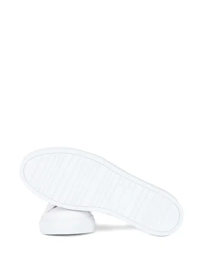 Paul Smith Signature-pinstripe Pattern Low-top Sneakers In White