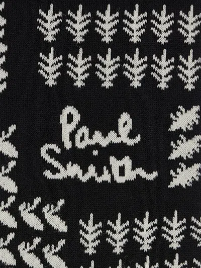 Paul Smith Patterned Socks In Black