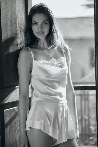 Kat The Label Billie Shorts In White