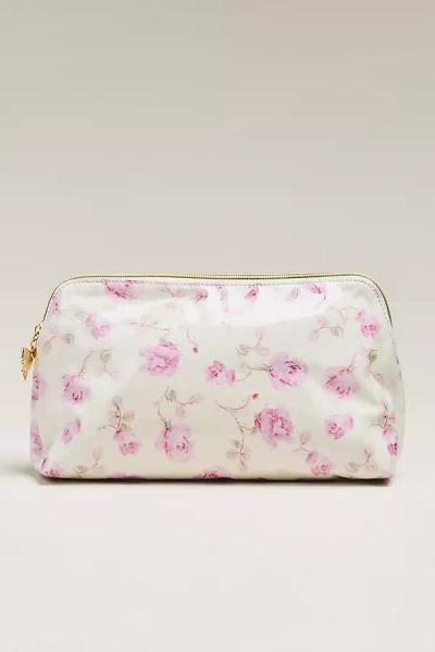 Loveshackfancy Medium Travel Pouch In Neutral