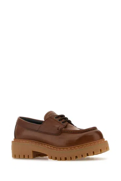 Prada Lace-ups In Brown