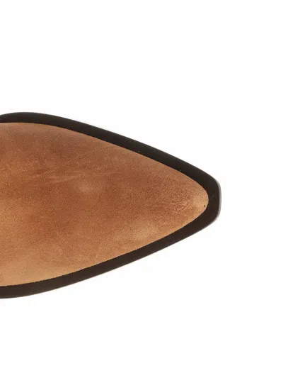 Stuart Weitzman Suede Block Heel Ankle Boots In Multi