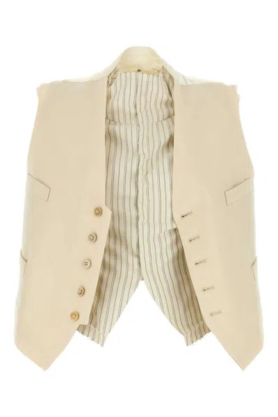 Maison Margiela Jackets And Vests In Neutral