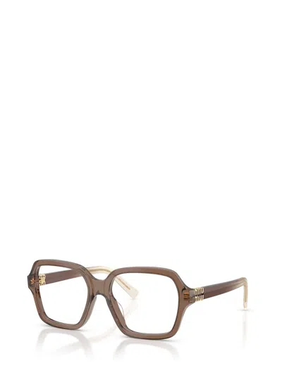 Miu Miu Eyewear Eyeglasses In Brown