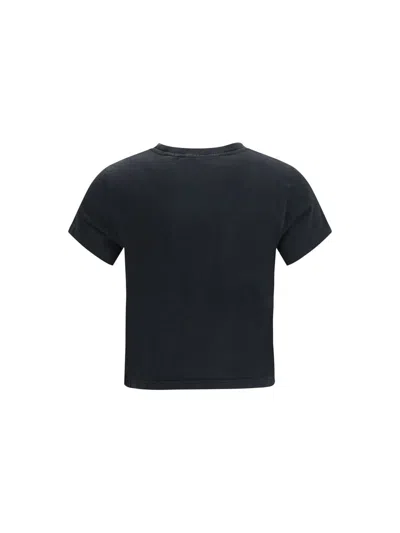 Alexander Wang Women Logo T-shirt In Black