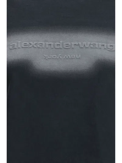 Alexander Wang Women Logo T-shirt In Black