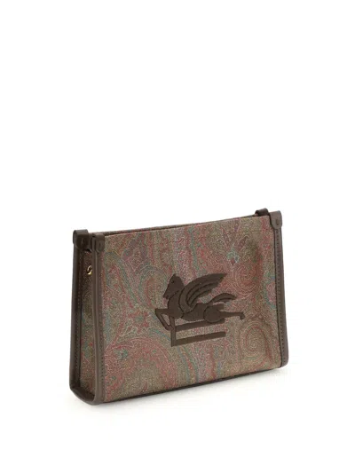 Etro Women Pegaso Mini Clutch Bag In Pattern