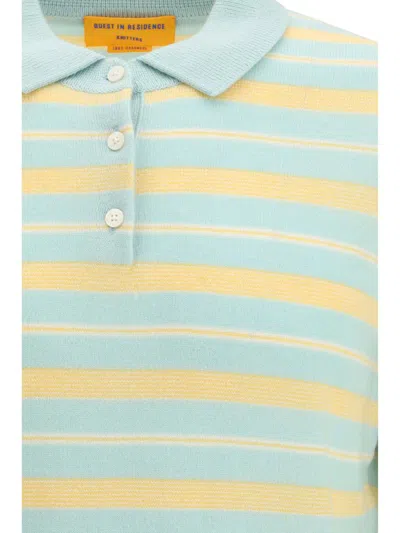 Guest In Residence Men Collegiate Stripe Polo In Multi