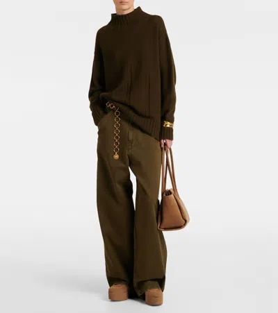 Gianvito Rossi 35 Suede Loafer Pumps In Brown