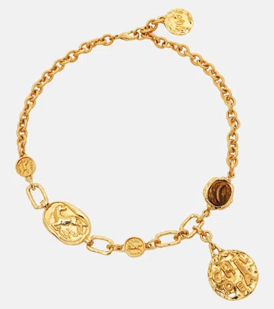 Chloé Medals Choker In Gold