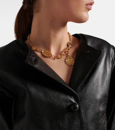 Chloé Medals Choker In Gold