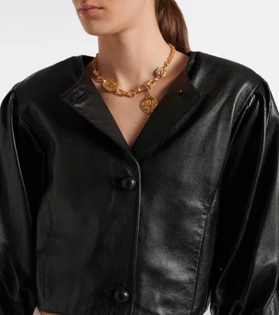 Chloé Medals Choker In Gold