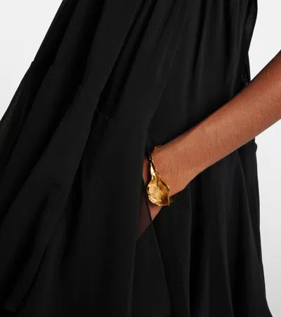 Chloé Flower Soul Embellished Cuff Bracelet In Gold