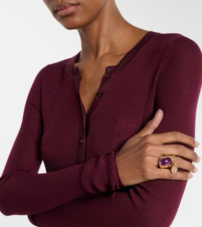 Chloé Flower Soul Embellished Ring In Gold