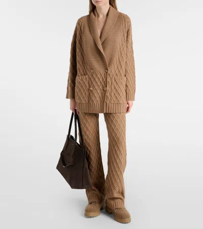 Gianvito Rossi Leather-trimmed Shearling Lace-up Boots In Multi