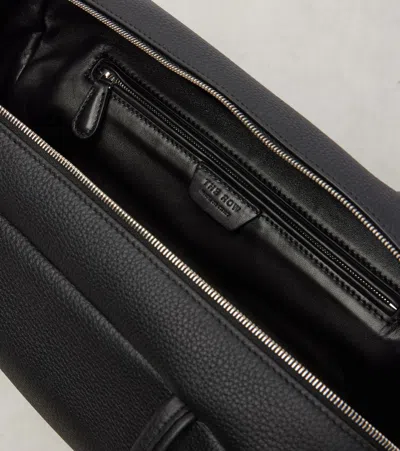 The Row Astra Leather Shoulder Bag In Pink