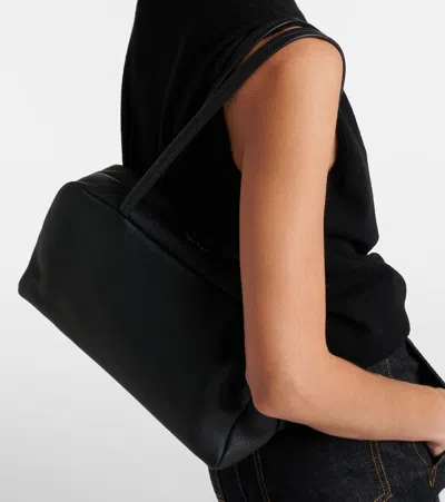 The Row Astra Leather Shoulder Bag In Pink