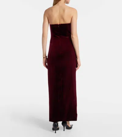 Leo Lin Marilyn Maxi Dress In Brown