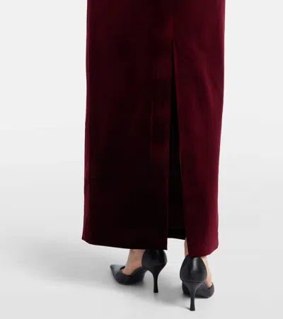 Leo Lin Marilyn Maxi Dress In Brown