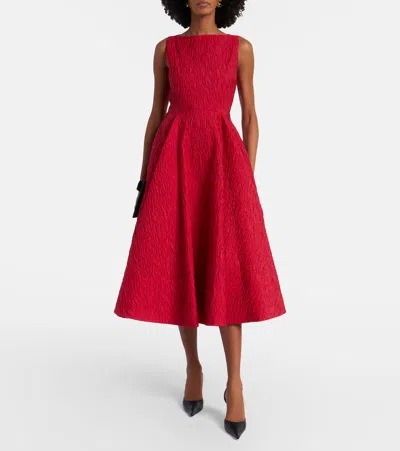 TERA泡泡纱中长连衣裙