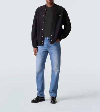 Givenchy Logo Cotton Jacket In Black