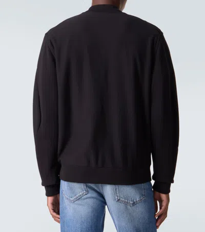 Givenchy Logo Cotton Jacket In Black