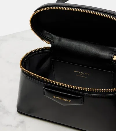 Givenchy Vanity Antigona Leather Handbag With Lettering Logo On The Front In Black