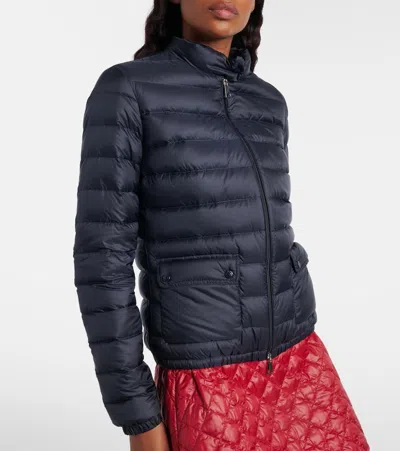 Moncler Lans Down Jacket In Blue