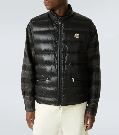 Moncler Permanent Down Vest In Multi
