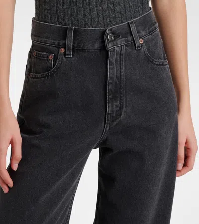 Chloé Straight Leg Five-pocket Trousers With Belt Loops In Black