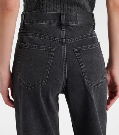 Chloé Straight Leg Five-pocket Trousers With Belt Loops In Black