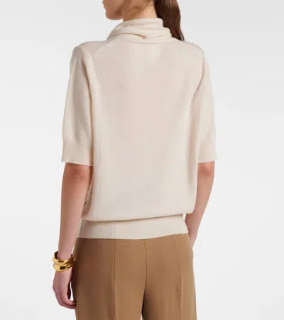 Jardin Des Orangers Bow-detail Wool And Cashmere Sweater In Neutral