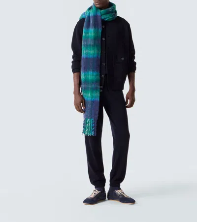 Allude Wool And Cashmere Jacket In Blue