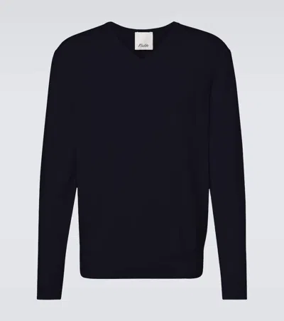 Allude Cashmere Sweater In Blue