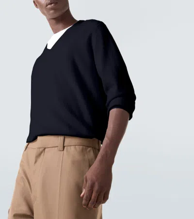 Allude Cashmere Sweater In Blue