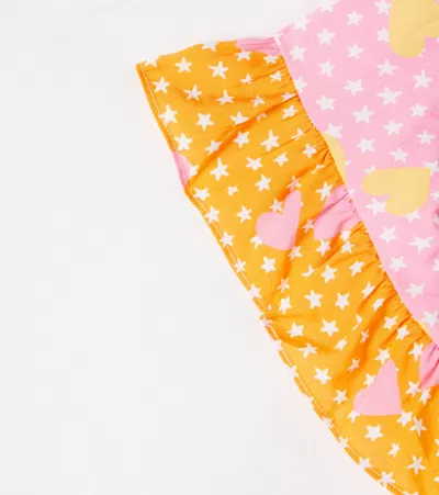 Stella Mccartney Printed Cotton Jersey T-shirt In Multi