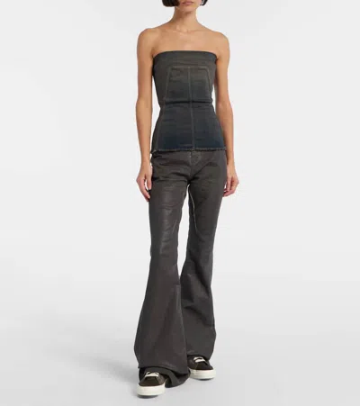 Rick Owens X Converse Drkshdw One Star Pro Ox Calf Hair Sneakers In Brown