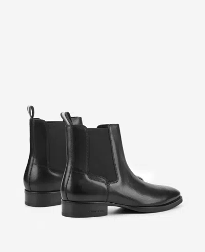 Kenneth Cole Raymond Leather Chelsea Boot In Black