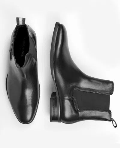 Kenneth Cole Raymond Leather Chelsea Boot In Black