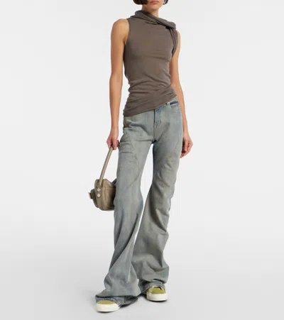 Rick Owens X Converse Drkshdw One Star Pro Ox Calf Hair Sneakers In Green