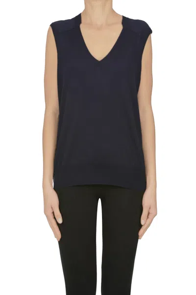 Soeur Merino Wool Gilet In Multi