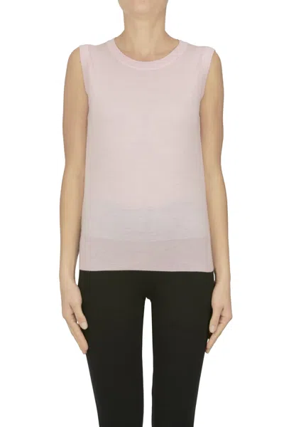 Aragona Merino Wool Gilet In Multi