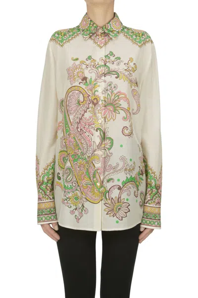 Etro Paisley Print Shirt In Multi