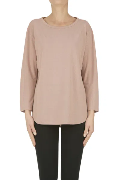 Slowear Boat Neckline T-shirt In Brown