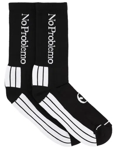 No Problemo "" Socks In Black