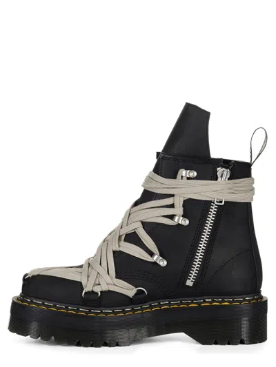 Dr. Martens X Rick Owens "quad Sole Megalace®" Boot  In Black