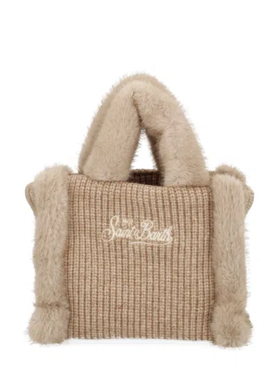 Mc2 Saint Barth "vanity Mini" Tote Bag In Orange