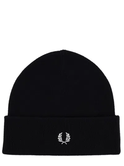 Fred Perry Cap With Logo In Black