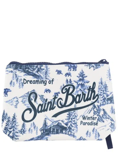 Mc2 Saint Barth Clutch Bag "aline" In Blue