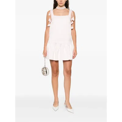 Self-portrait Taffeta Mini Dress In Pink